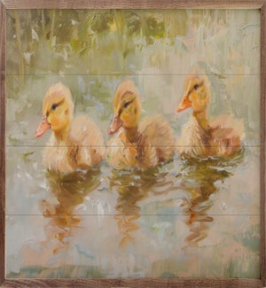 Duckies In A Row By Petals Prints Design
